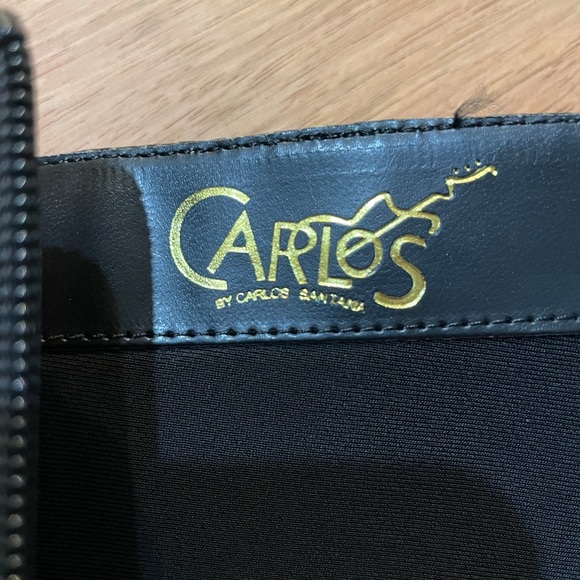 Sexy, mixed media Carlos Santana Knee High Boots - Picture 4 of 4